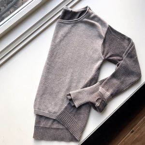 Athleta Wool Two-Tone Sweater